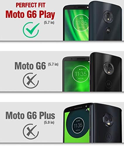 Moto G6 Play Case, Moto G6 Forge Case, Guate Guardian [גב עמיד בפני שריטות] גוף מלא מחוספס.